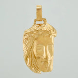 Dije Rostro Cristo 5.85gr / 4.5cm / Oro Amarillo 18K $