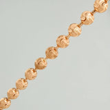 Cadena Militar Media Luna 25.6gr / 60.7cm / 5mm Oro Rosa Nac.Esp. 18K $