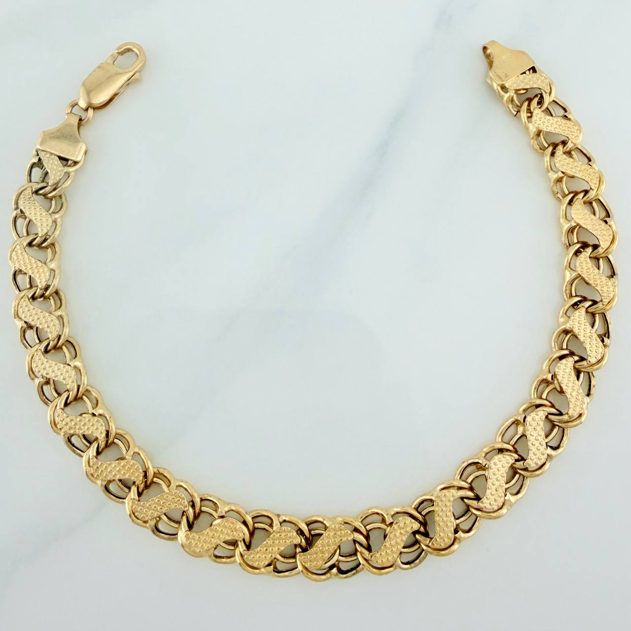 Pulso Nexo 12.05gr / 20cm / 7mm Oro Amarillo +3 18K $