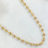 Cadena GC 7.7gr / 50cm / 3.2mm Diamantada Oro Amarillo 18K