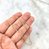 Cadena Figaro 4.4gr / 50cm / 3.6mm Oro Amarillo +0 18K *
