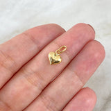Dije Corazón 0.35gr / 1.3cm / Troquelado Oro Amarillo