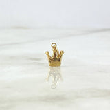Dije Corona RX 0.45gr / 1.7cm / Oro Amarillo