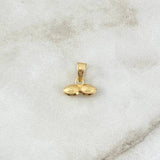 Dije Ojos de Santa Lucía 0.3gr / 1cm / Oro Amarillo