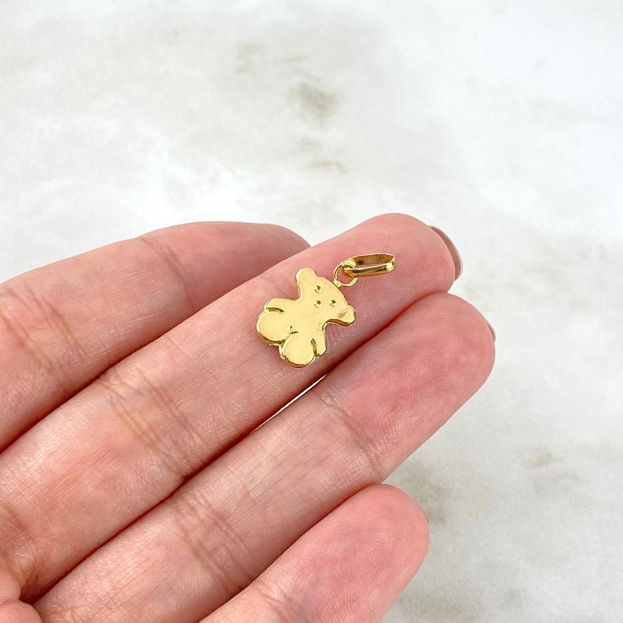 Dije Oso Ts 0.7gr / 2cm / Oro Amarillo