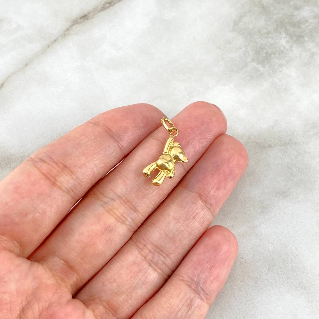 Dije Oso 0.6gr / 2.4cm / Oro Amarillo