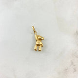 Dije Oso 0.6gr / 2.4cm / Oro Amarillo