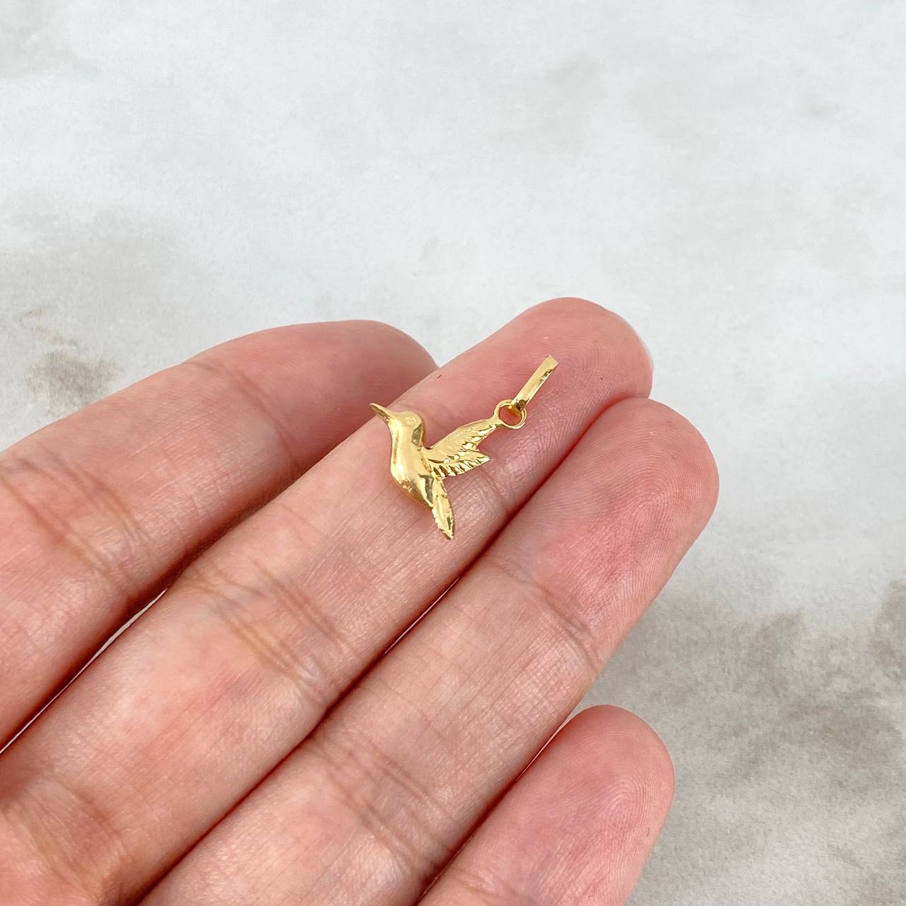 Dije Colibrí 0.45gr / 1.8cm / Oro Amarillo ©