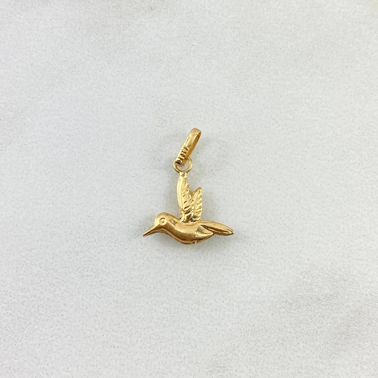 Dije Colibrí 0.45gr / 1.8cm / Oro Amarillo ©