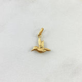 Dije Colibrí 0.45gr / 1.8cm / Oro Amarillo ©