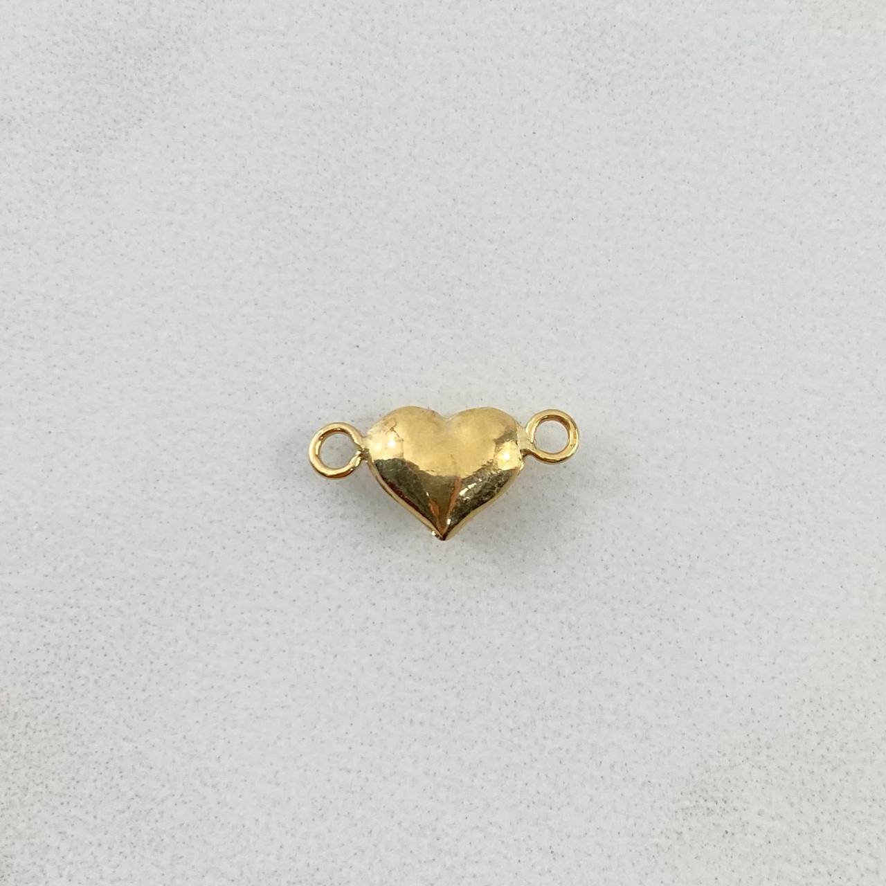 Herraje Corazón 0.25gr / 1.4cm / Troquelado Oro Amarillo ©
