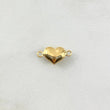 Herraje Corazón 0.35gr / 1.6cm / Troquelado Oro Amarillo
