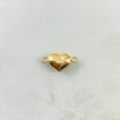 Herraje Corazón 0.4gr / 1.6cm / Troquelado Oro Amarillo