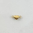 Herraje Corazón 0.2gr / 1.3cm / 6mm Troquelado Oro Amarillo 18K ©