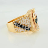Anillo San Judas Tadeo 8.75gr / T9 1/2 / Tres Oros 18K %