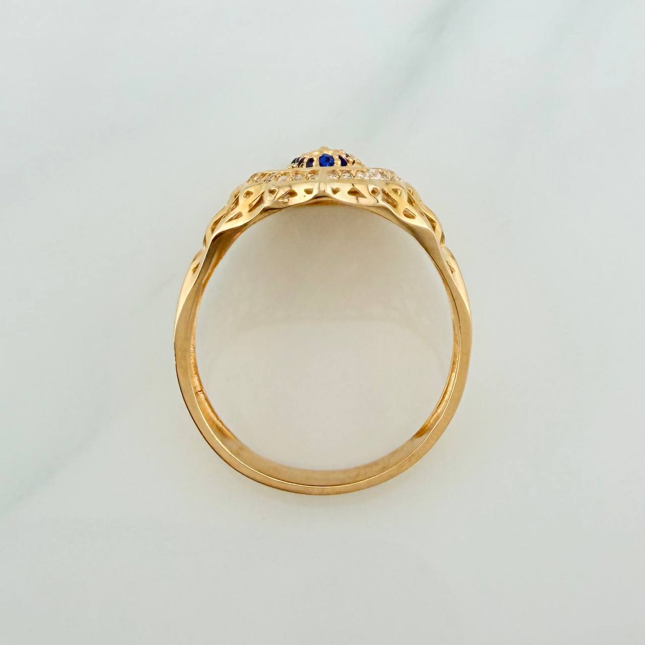 Anillo Virgen de Guadalupe 5.55gr / T10 1/2 / Oro Amarillo 18K %