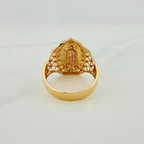 Anillo Virgen de Guadalupe 5.55gr / T10 1/2 / Oro Amarillo 18K %