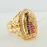 Anillo Virgen de Guadalupe 5.55gr / T10 1/2 / Oro Amarillo 18K %