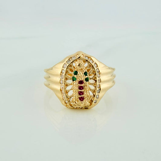 Anillo Virgen de Guadalupe 3.95gr / T6 1/2 / Oro Amarillo 18K %