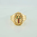 Anillo Virgen de Guadalupe 3.95gr / T6 1/2 / Oro Amarillo 18K %