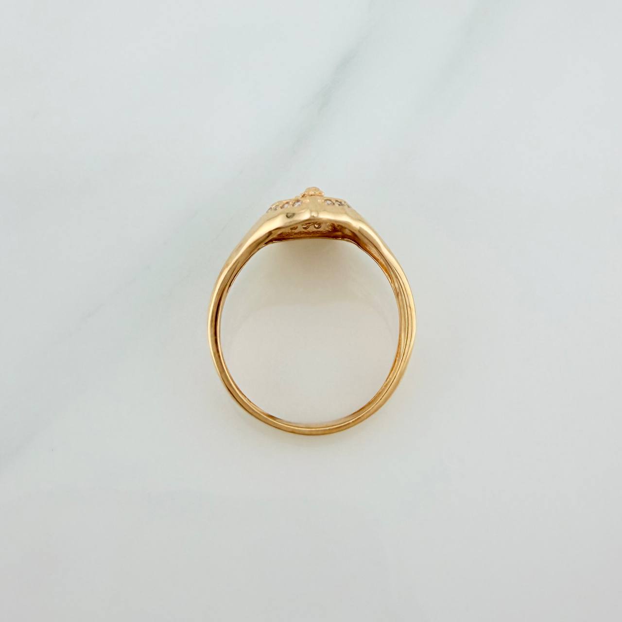 Anillo Virgen de Guadalupe 3.95gr / T6 1/2 / Oro Amarillo 18K %