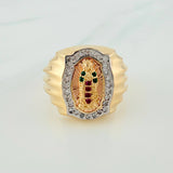Anillo Virgen de Guadalupe 6.2gr / T8 / Tres Oros 18K %