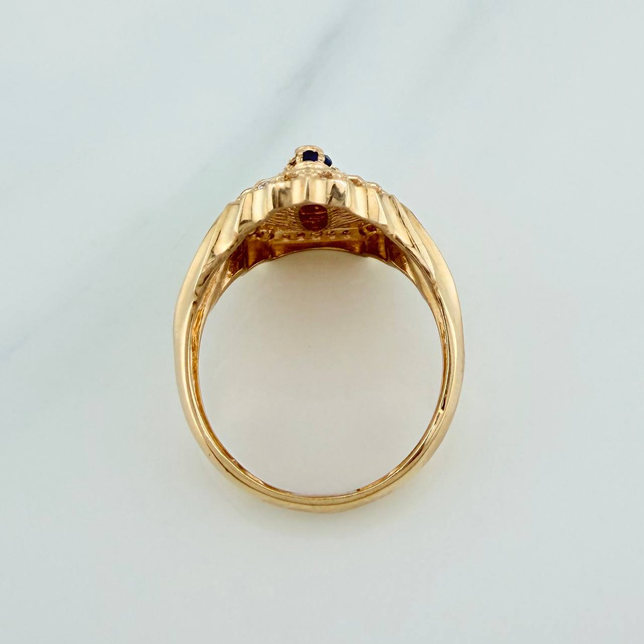 Anillo Virgen de Guadalupe 6.6gr / T7 1/2 / Oro Amarillo 18K %
