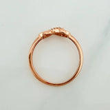 Anillo Infinito 1.7gr / T5 3/4 / Oro Rosa 18K %