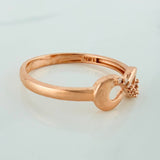 Anillo Infinito 1.7gr / T5 3/4 / Oro Rosa 18K %