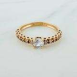 Anillo Solitario Churumbela 1.95gr / T6 / Oro Amarillo 18K %
