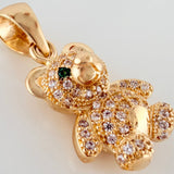 Dije Oso 3.5gr / 2.5cm / Oro Amarillo 18K %