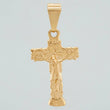 Dije Cruz Cristo 2.1gr / 3.3cm / Oro Amarillo 18K %
