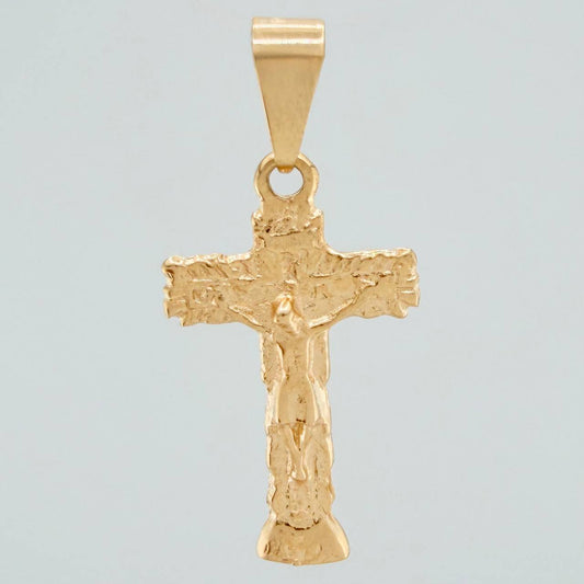 Dije Cruz Cristo 2.1gr / 3.3cm / Oro Amarillo 18K %
