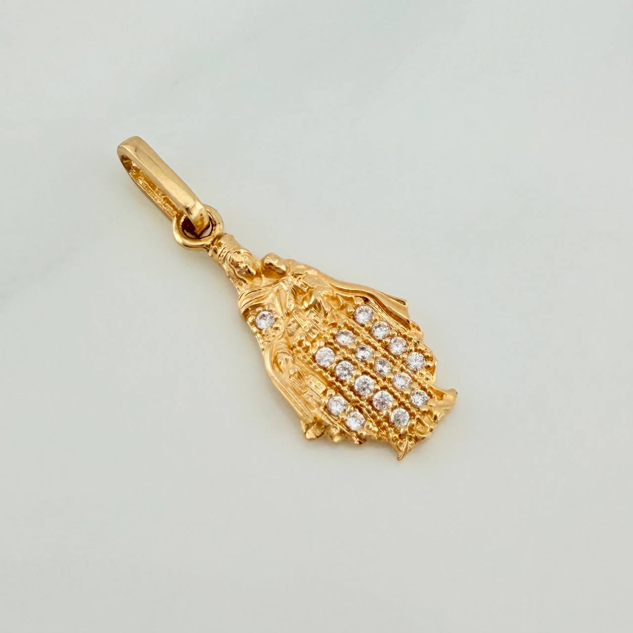 Dije Virgen del Carmen 1.05gr / 2.2cm / Oro Amarillo 18K %