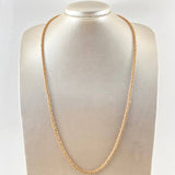Cadena Militar Media Luna 20gr / 65cm / Oro Rosa Nac.Esp. 18K