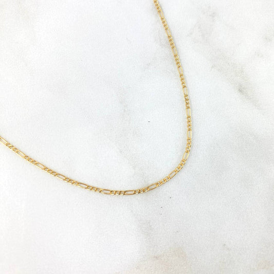 Cadena Figaro 2.2 g / 50.4 cm / 2 mm Oro Amarillo 18K