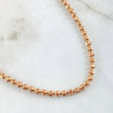 Cadena Militar Media Luna 23.35gr / 50cm / Oro Rosa Nac.Esp. 18K