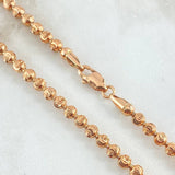 Cadena Militar Media Luna 23.35gr / 50cm / Oro Rosa Nac.Esp. 18K