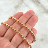 Cadena Militar Media Luna 23.35gr / 50cm / Oro Rosa Nac.Esp. 18K