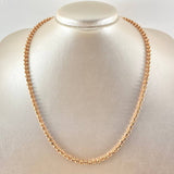 Cadena Militar Media Luna 23.35gr / 50cm / Oro Rosa Nac.Esp. 18K