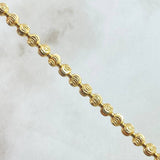 Cadena Militar Media Luna 30.6gr / 65cm / Oro Amarillo Nac.Esp. 18K