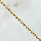 Cadena Militar Media Luna 21.75gr / 65cm / Oro Amarillo Nac.Esp. 18K ©