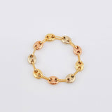 Anillo Gc 0.95gr / T10 3/4 - T11 1/4 / 4mm Tres Oros 18K *