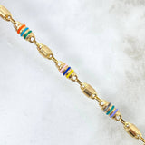 Pulso Rustico Barril 4.6gr / 18.5cm / 5.3mm Cauchos de Colores Oscuros Oro Amarillo
