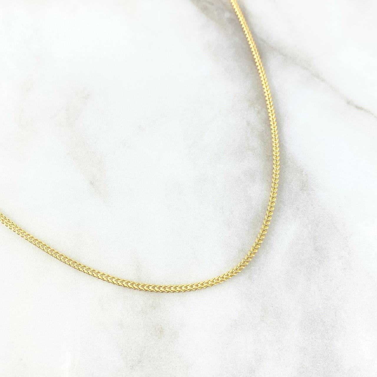 Cadena Franco 6.6gr / 65cm / 1.8mm Oro Amarillo +4