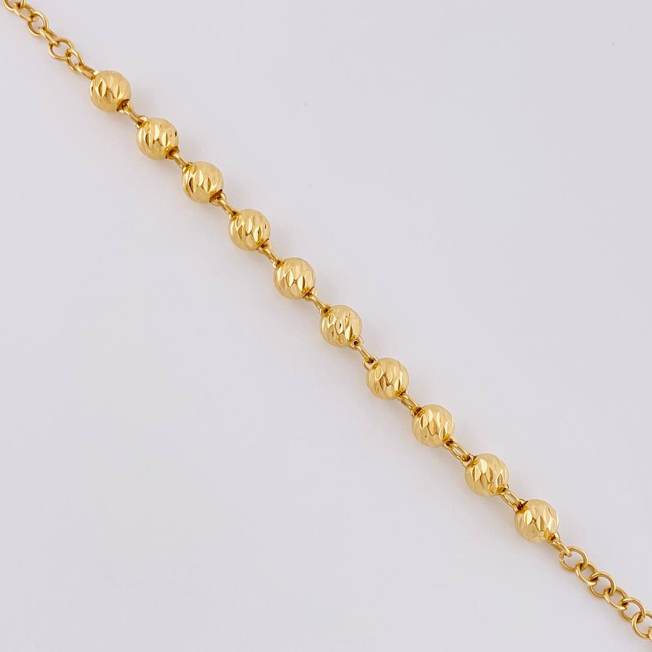 Rosario Virgen Guadalupe 22.6g / 60cm / 4mm Oro Amarillo 18K