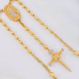 Rosario Virgen Guadalupe 22.6g / 60cm / 4mm Oro Amarillo 18K