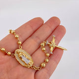 Rosario Virgen Guadalupe 22.6g / 60cm / 4mm Oro Amarillo 18K