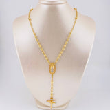 Rosario Virgen Guadalupe 22.6g / 60cm / 4mm Oro Amarillo 18K
