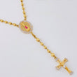 Rosario Virgen de Guadalupe 20g / 60cm / 4mm Oro Amarillo 18K